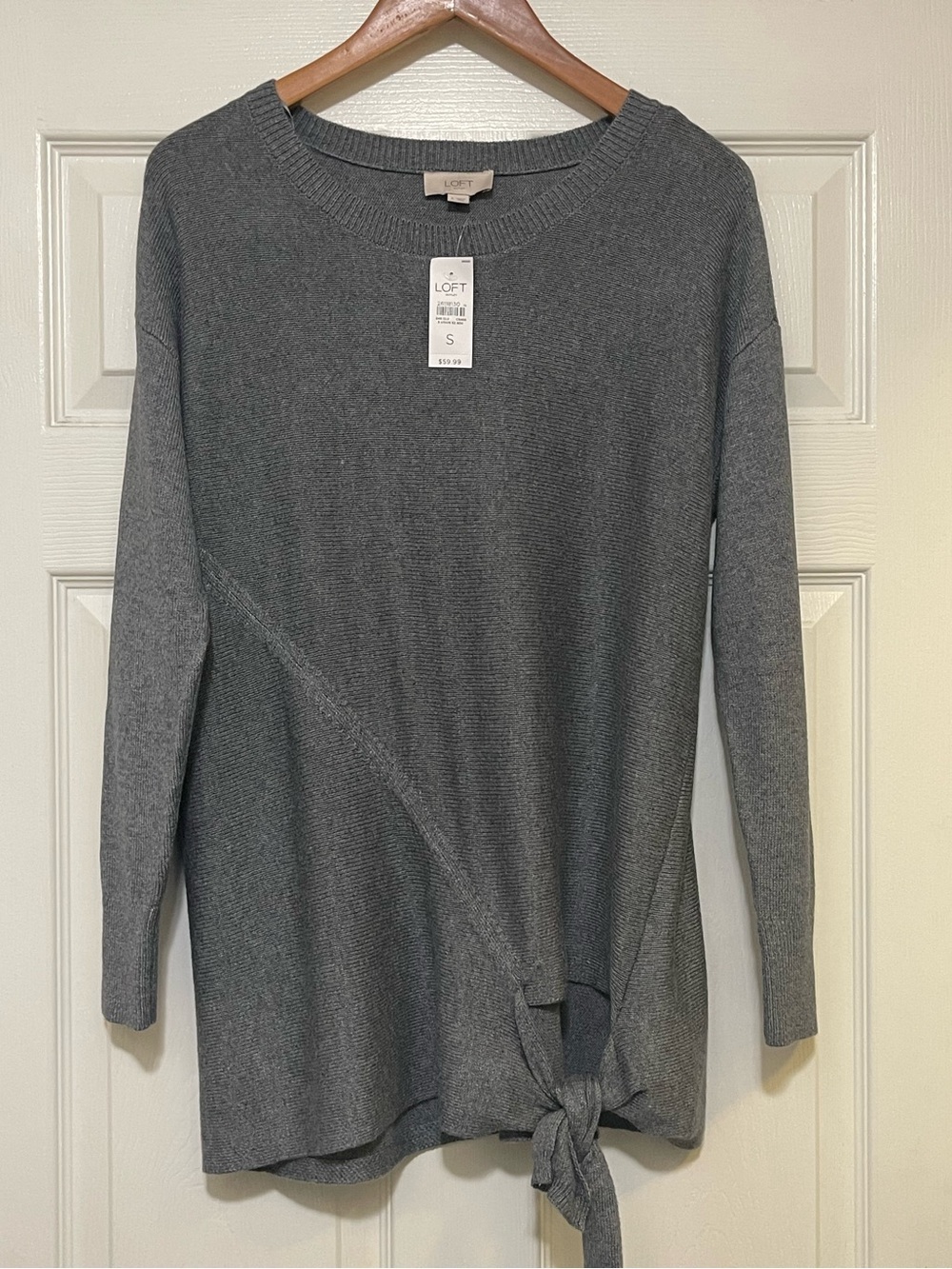 Loft Outlet Women's Gray Knit Top/sweater
